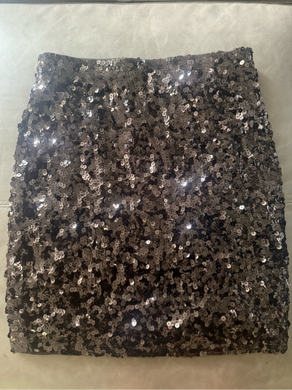 Black Sequin Skirt Small NWT